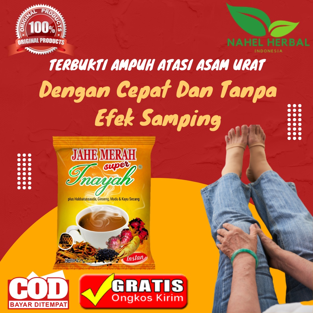 Paket Obat Asam Urat Dan Rematik Original Bpom - Vitamin Jamu Untuk Kolesterol, Kaki Bengkak , Nyeri