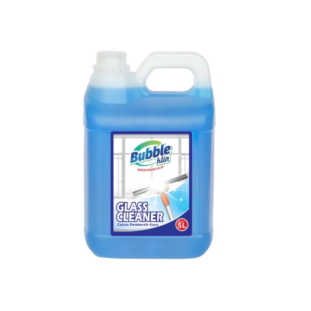 BUBBLE KLIN GLASS CLEANER 5 LITER