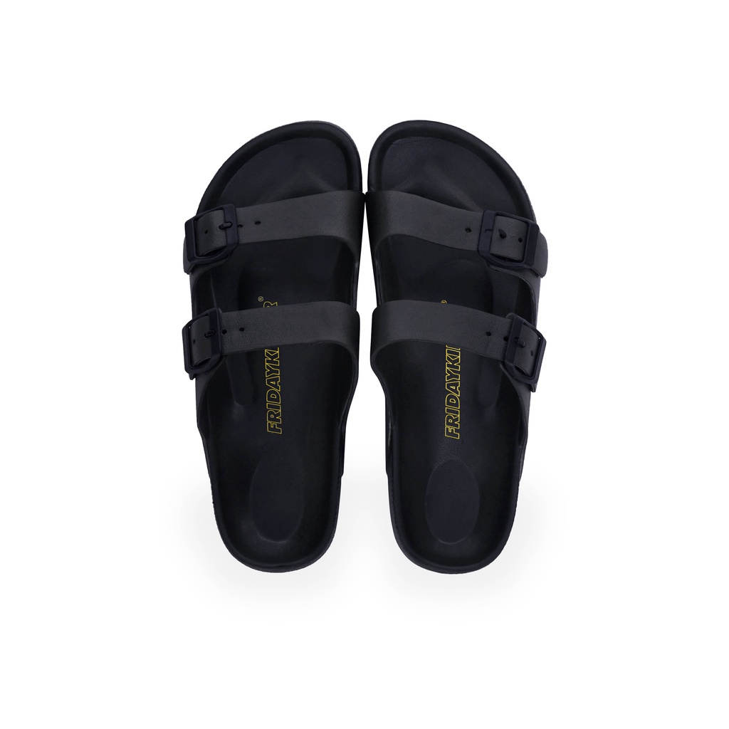 SANDAL SLIDE FRIDAY KILLER | CETERO BLACK YELLOW