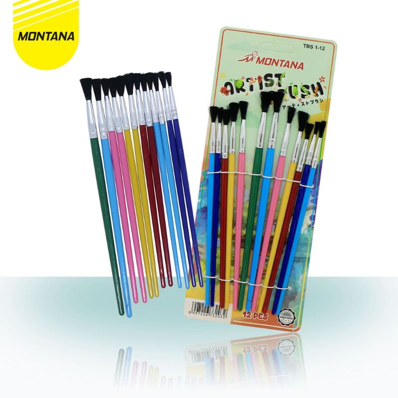 

KUAS SET LUKIS MONTANA TBS 1-12/12 PCS