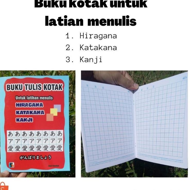 

REP99 Buku Tulis Kotak Besar Untuk Latihan Menulis Hiragana Katakana Kanji Bahasa Jepang Laris ⌒)