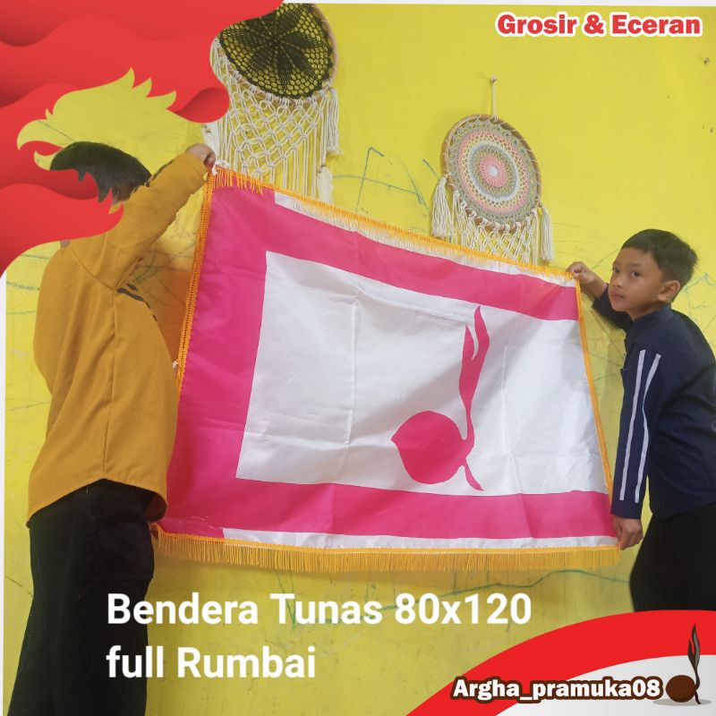 Bendera Pandu Tunas Full Rumbai Besar