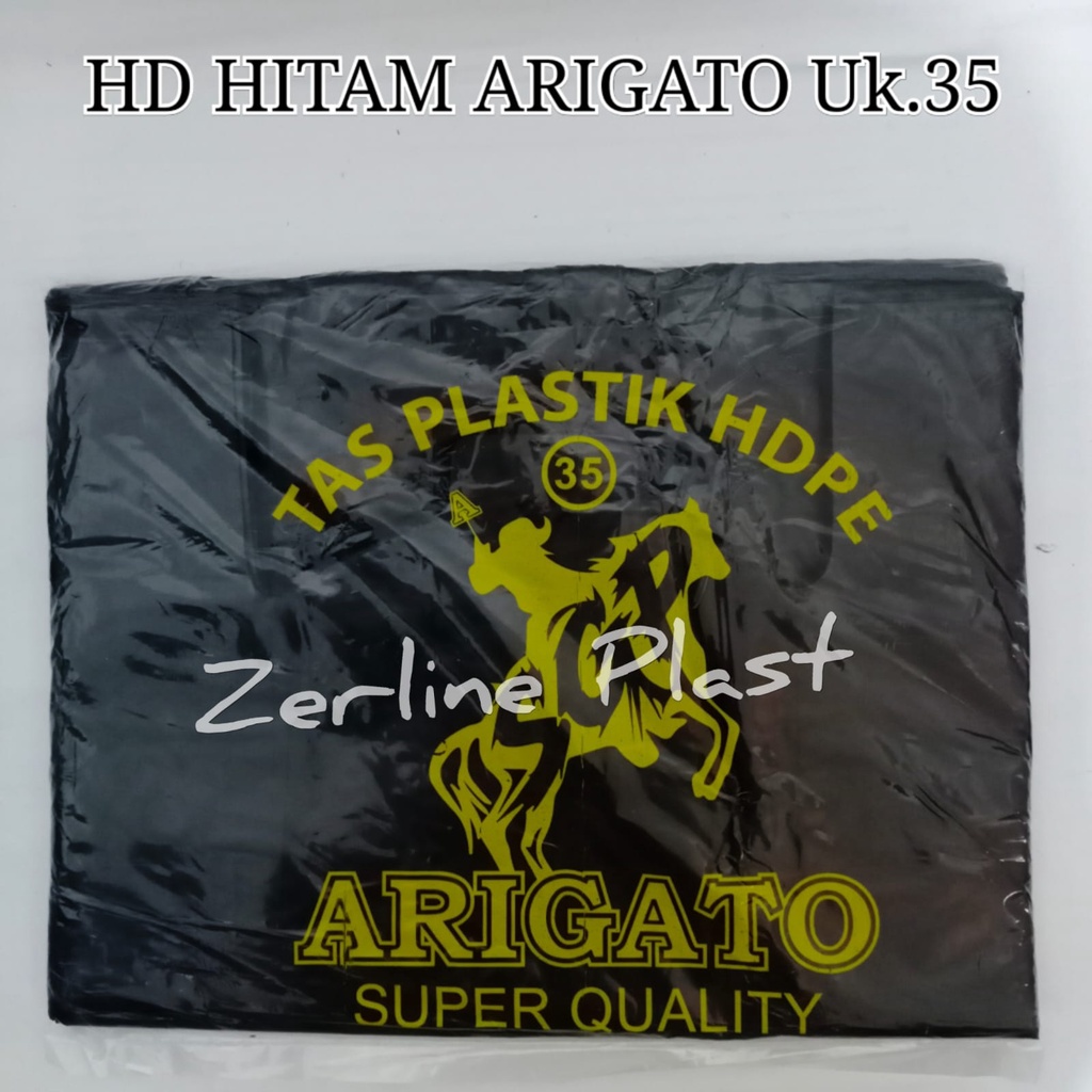 Kantong Plastik HITAM ARIGATO (TEBAL)