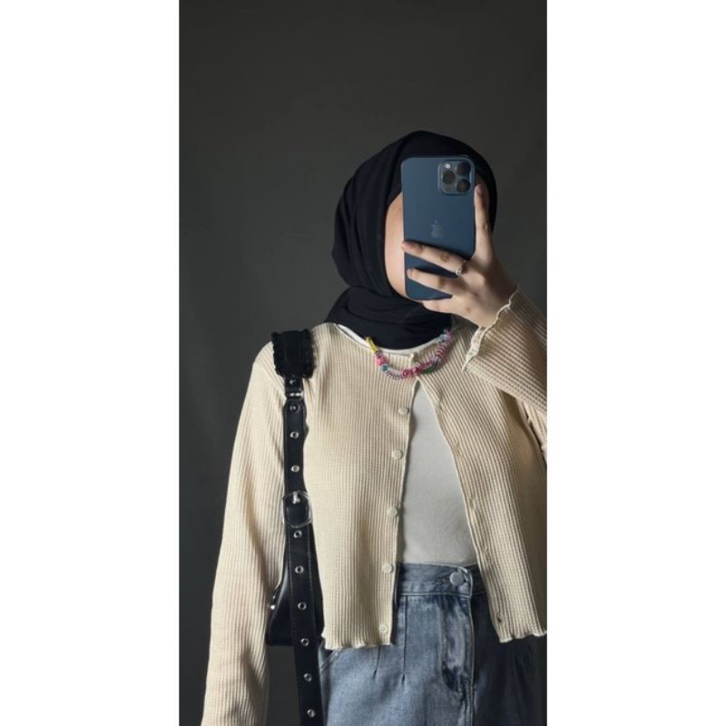 MRS SHP PASTELI CROP KRIWIL CARDIGAN