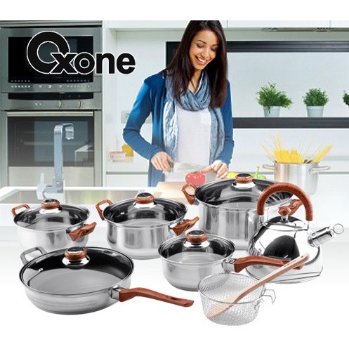 OXONE ECO COOKWARE SET PANCI SET OX933 OX 933 OX-933 14 PCS