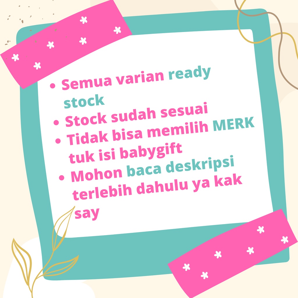 KADO BAYI PAKET C Perempuan Laki Laki Baru Lahir Lahiran Murah Babygift Newborn Baby Gift Set Box Hampers Girl Boy Unisex Parsel Parcel murmer Paket C