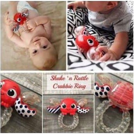 LITTLE TIKES BABY SHAKE' N RATTLE CRABBIE 0+ / MAINAN BAYI - RATTLE BABY - SNI