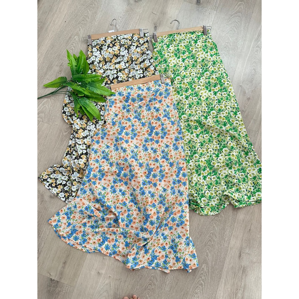 Flara skirt Import Flower BY ALLNKnitwear