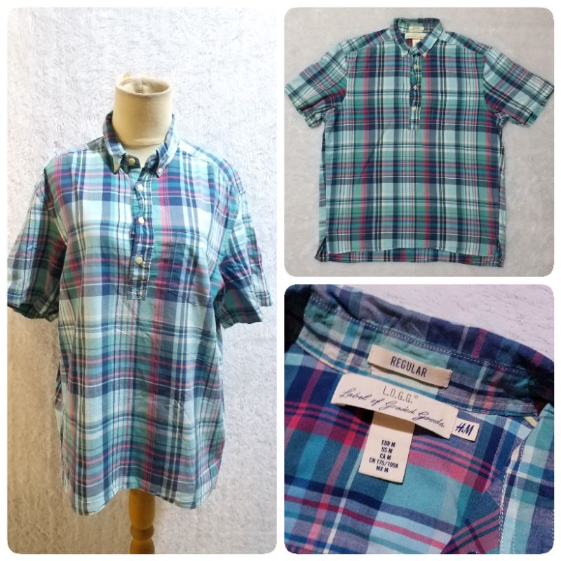 H&M Kemeja / h&m / kemeja h&m / kemeja / flanel / kemeja flanel / kemeja kotak kotak / kemeja kerja 