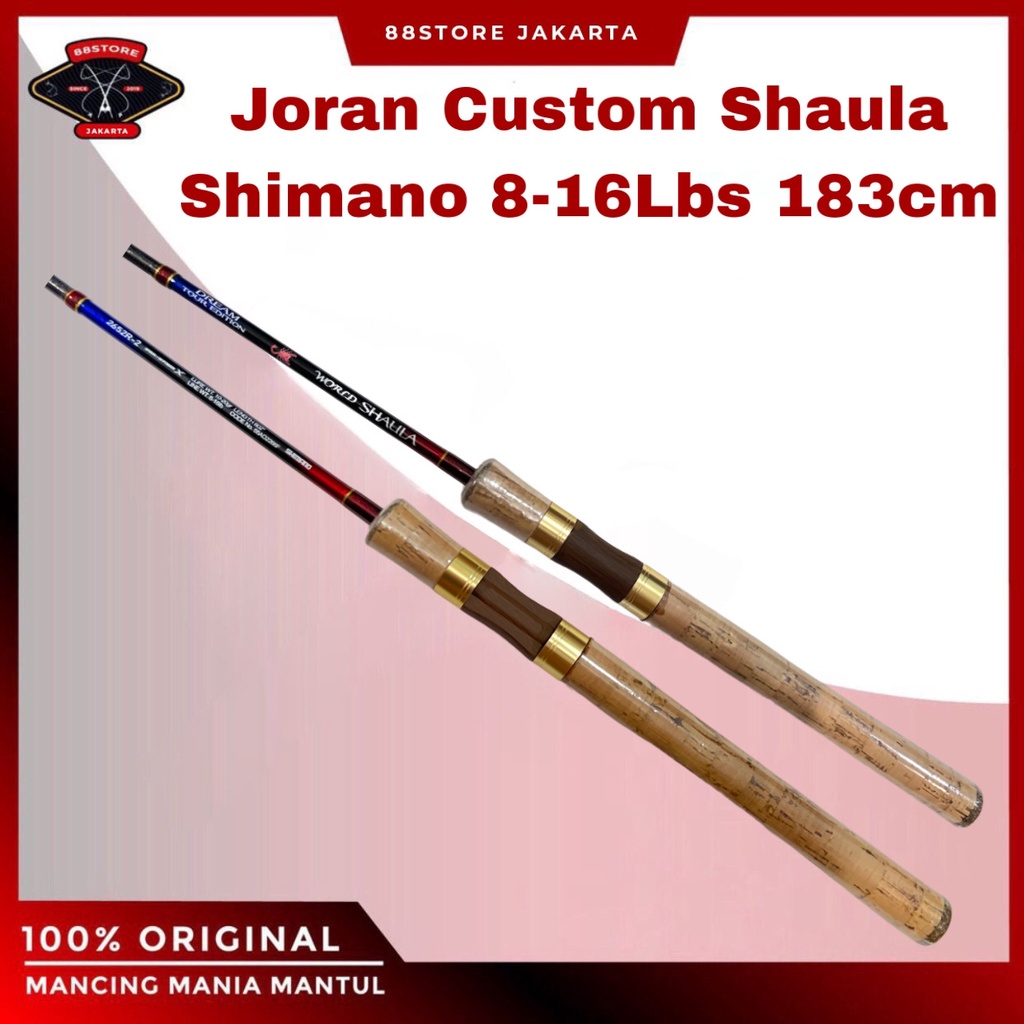 88storejakarta joran custom shimano scorpion shaula 8-16lbs 183cm