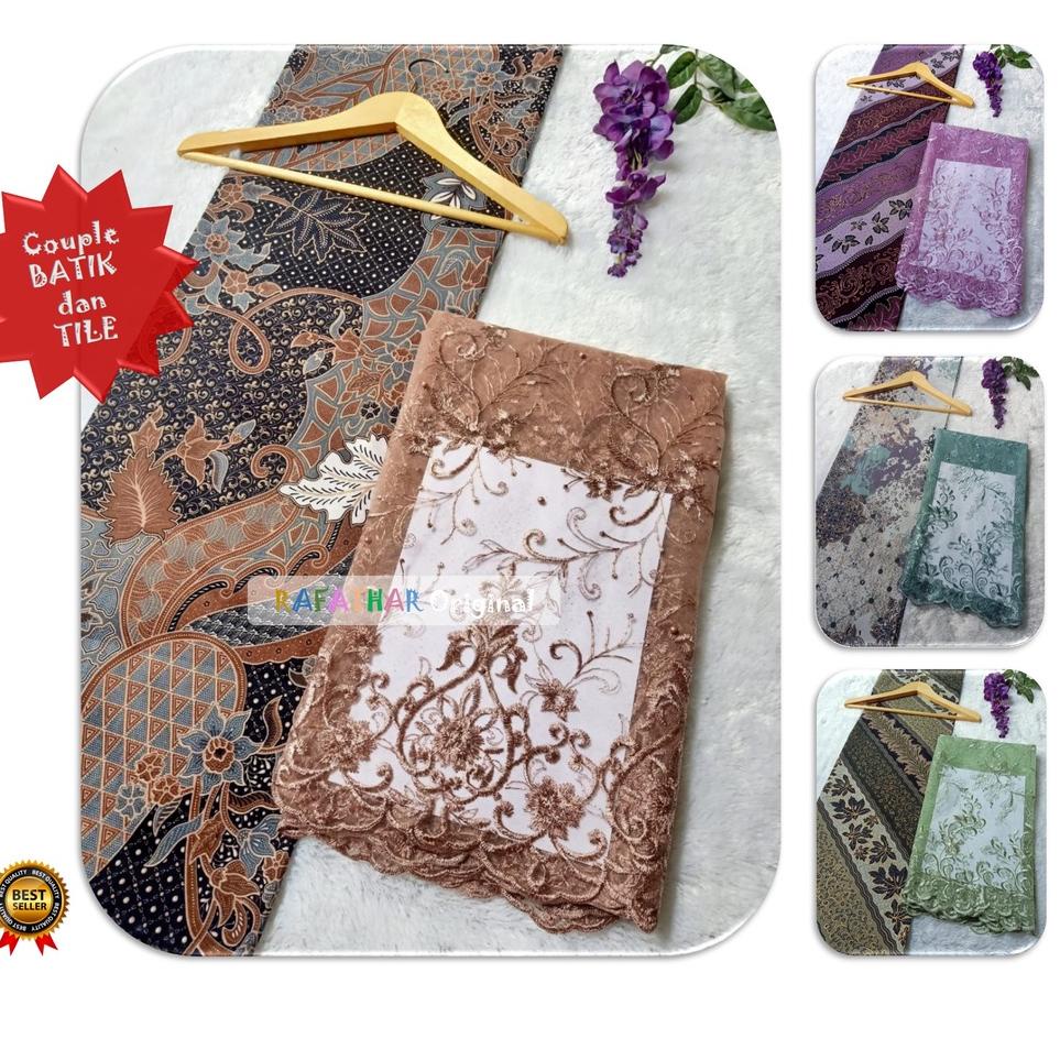 [ SALE ]  KAIN BATIK METERAN KAIN TILE MUTIARA METERAN KEBAYA MODERN KAIN KEBAYA KAIN BROKAT METERAN