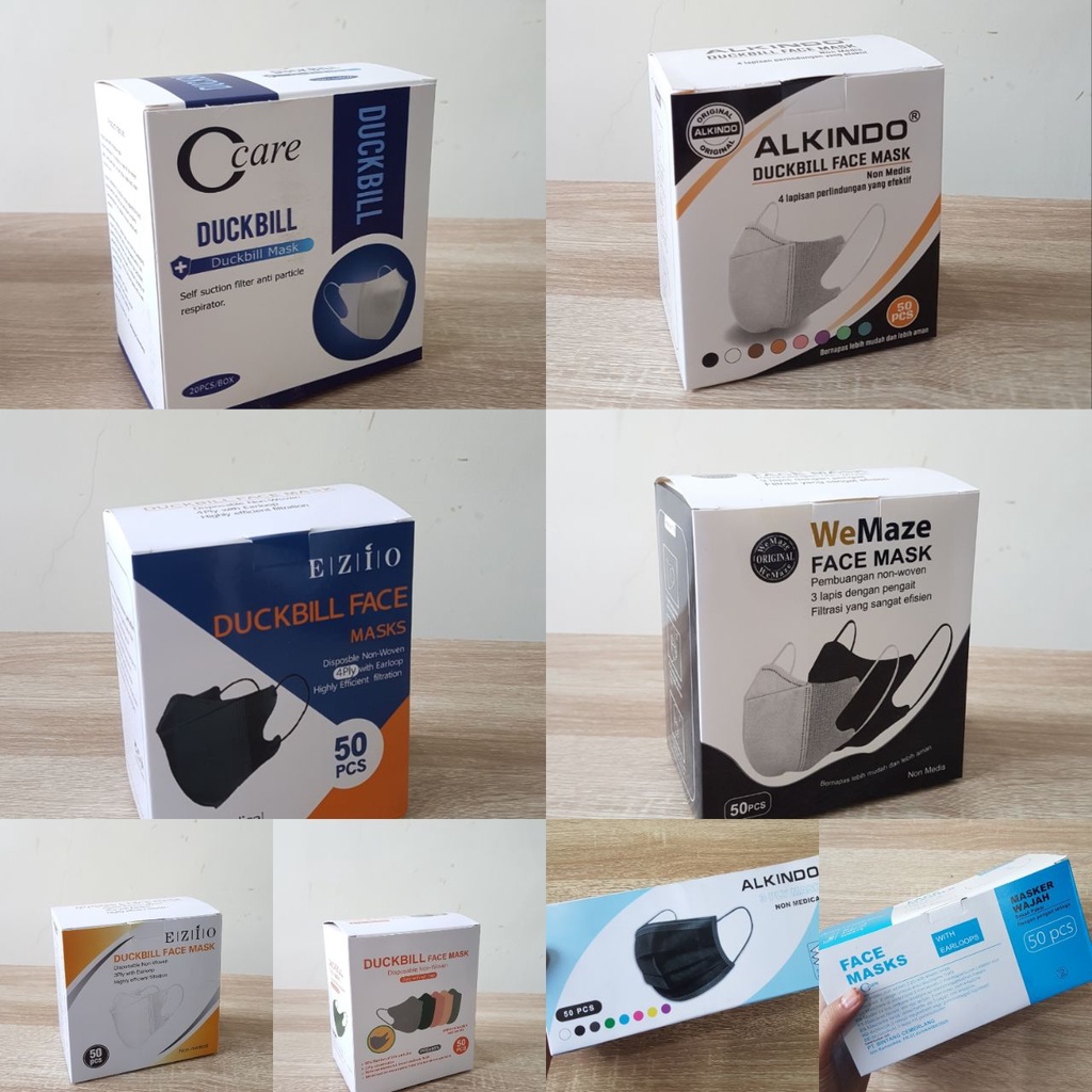 DUS MASKER / KOTAK BOX MASKER KOSONG