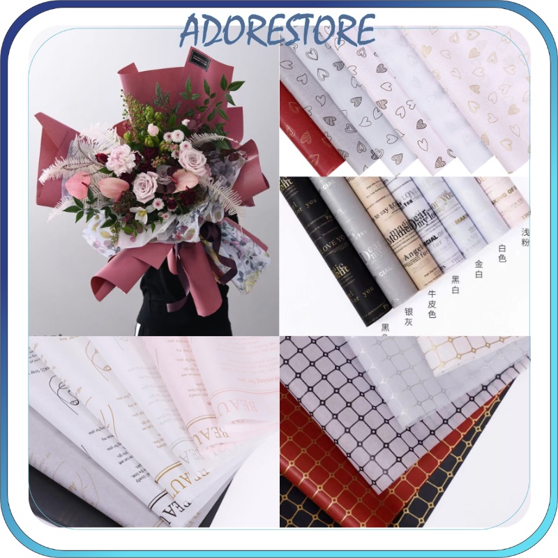 

KERTAS BUKET TISSUE SERAT FLOWER WRAPPING COTTON PAPER KB 6243