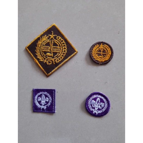 bed kitri tunas/pandu wosm / logo bordir pramuka putra putri
