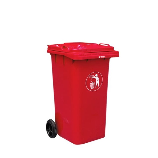 Tempat Sampah tong sampah Kotak Sampah Astana Dustbin 120 LITER DENGAN RODA lion star C-67