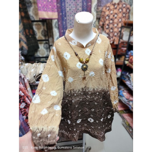 tunik jumputan jumbo