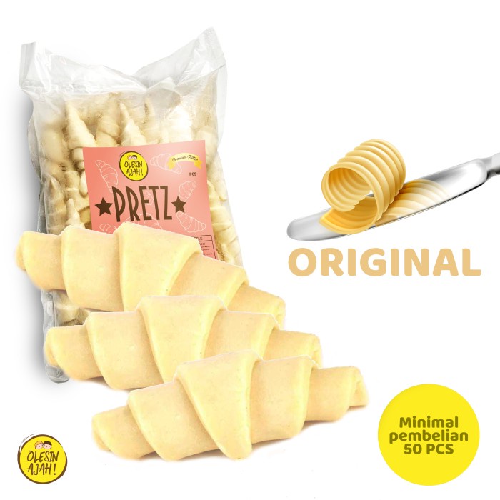

Past Croffle - Croissant Dough Frozen 30 - 35Gr Isi 50 Pcs