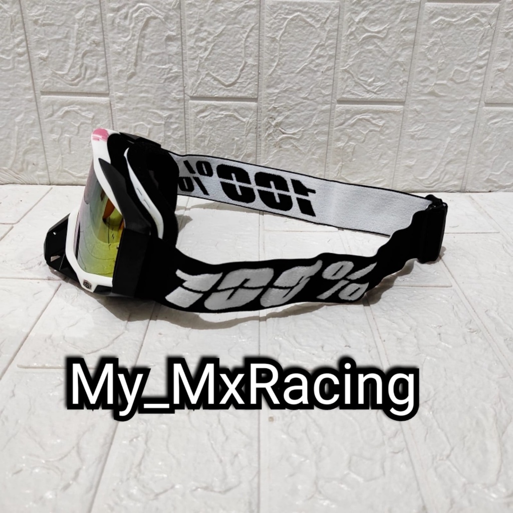 GOGGLE IMPORT Google 100 Percent - Kacamata Motor - Google Motocross - Google MX Trail - Google Rainbow - 030