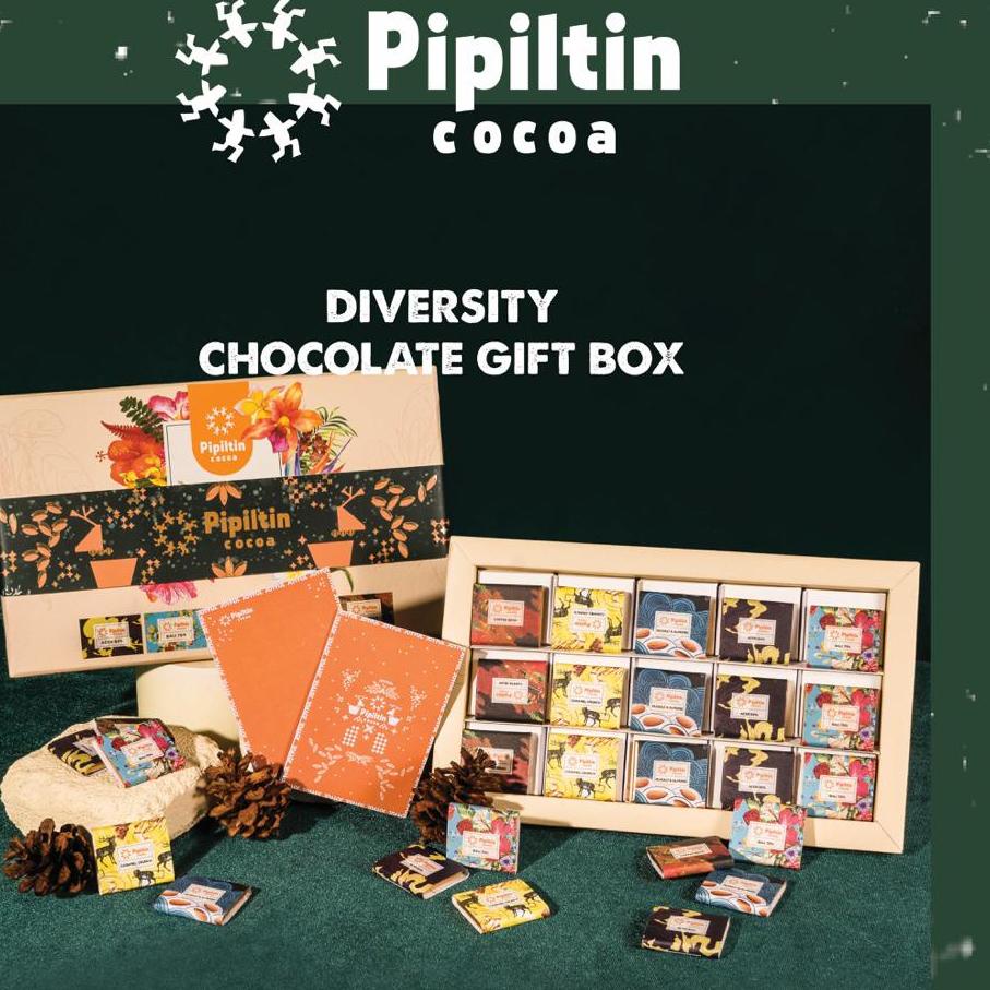 

PUJ198 Pipiltin Cocoa Dark Coklat - Chocolate Gift Box Diversity 15 x 5gr |||