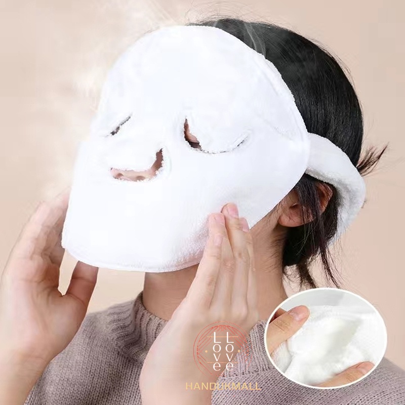 Masker Wajah Handuk Wajah Masker SPA Wajah Perawatan Salon di Rumah Masker Bisa Di Gunakan Lebih Dari Satu Kali Pemakaian Bisa  Dingin Dan Hangat Kompres Wajah Masker Skincare Perawatan Wajah Melembabkan Menenangkan Calming Soothing