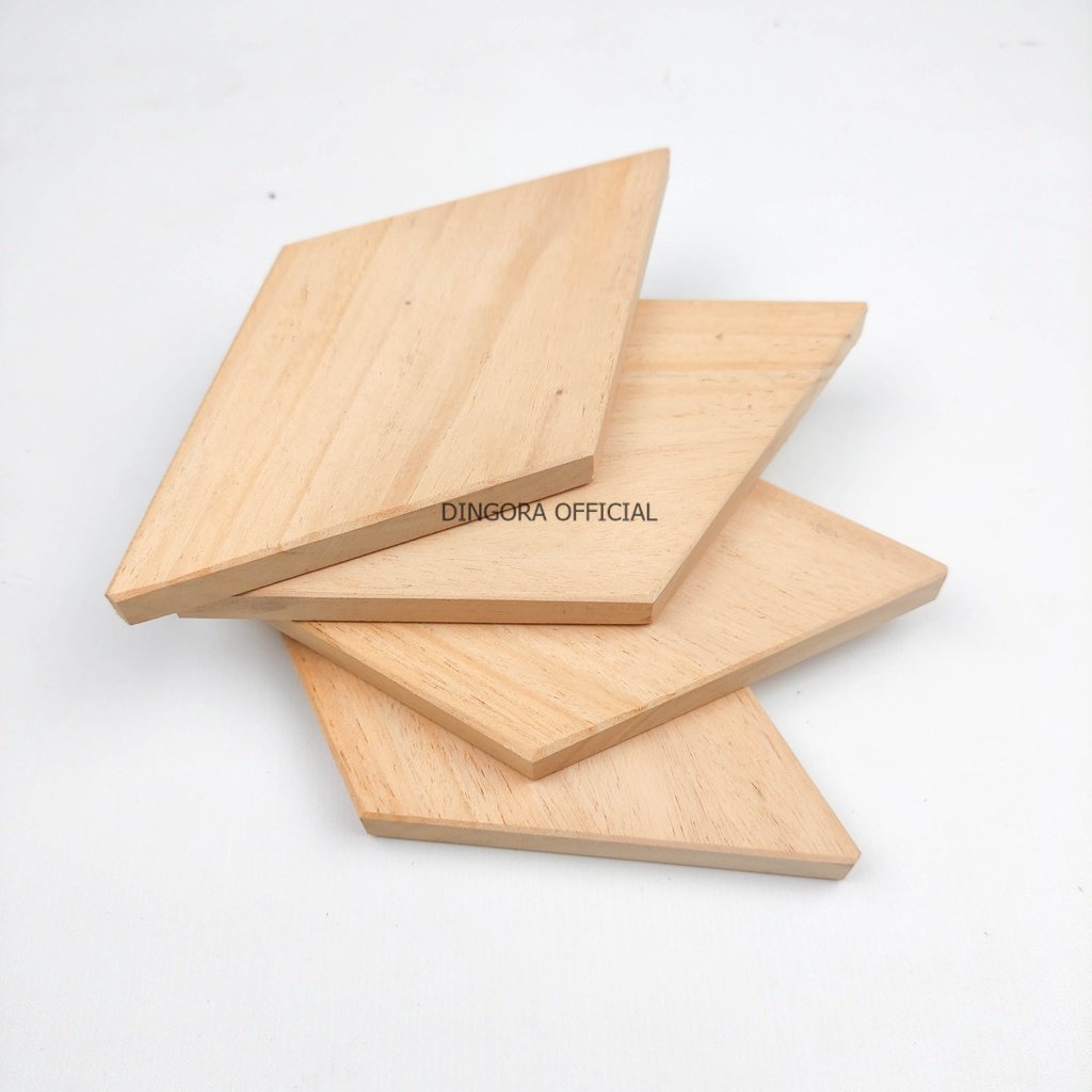 COASTER TATAKAN GELAS PIRING KAYU SOLID UNIK