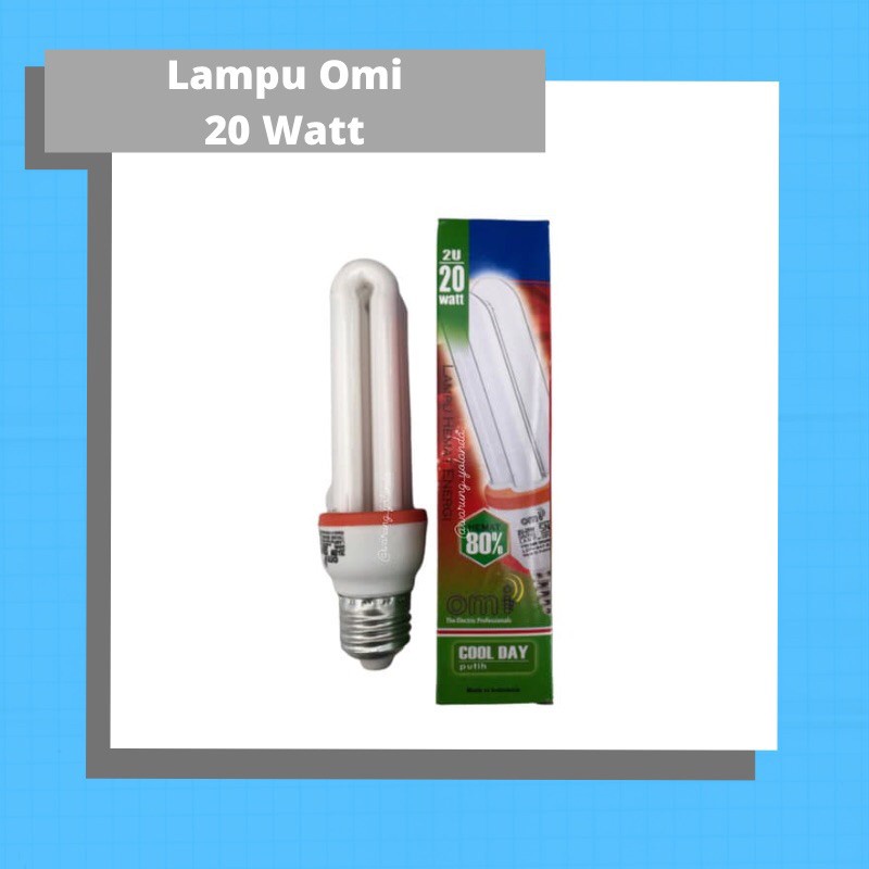 Jual Lampu Omi 2U - 20watt murah- awet
