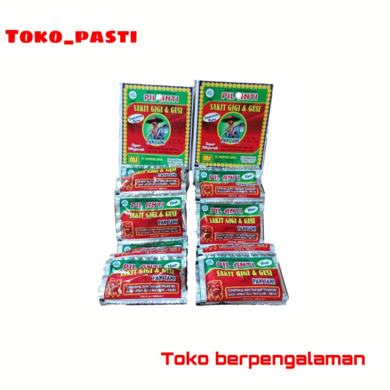 OBAT SAKIT GIGI CAP PAK TANI AMPUH@1 renteng
