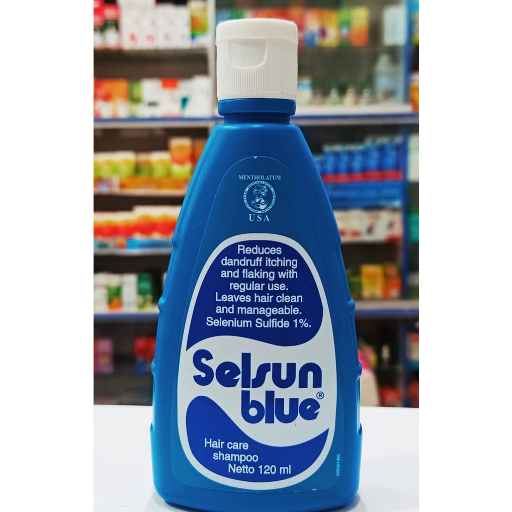 Selsun Blue Shampoo 120ml - Sampo anti ketombe