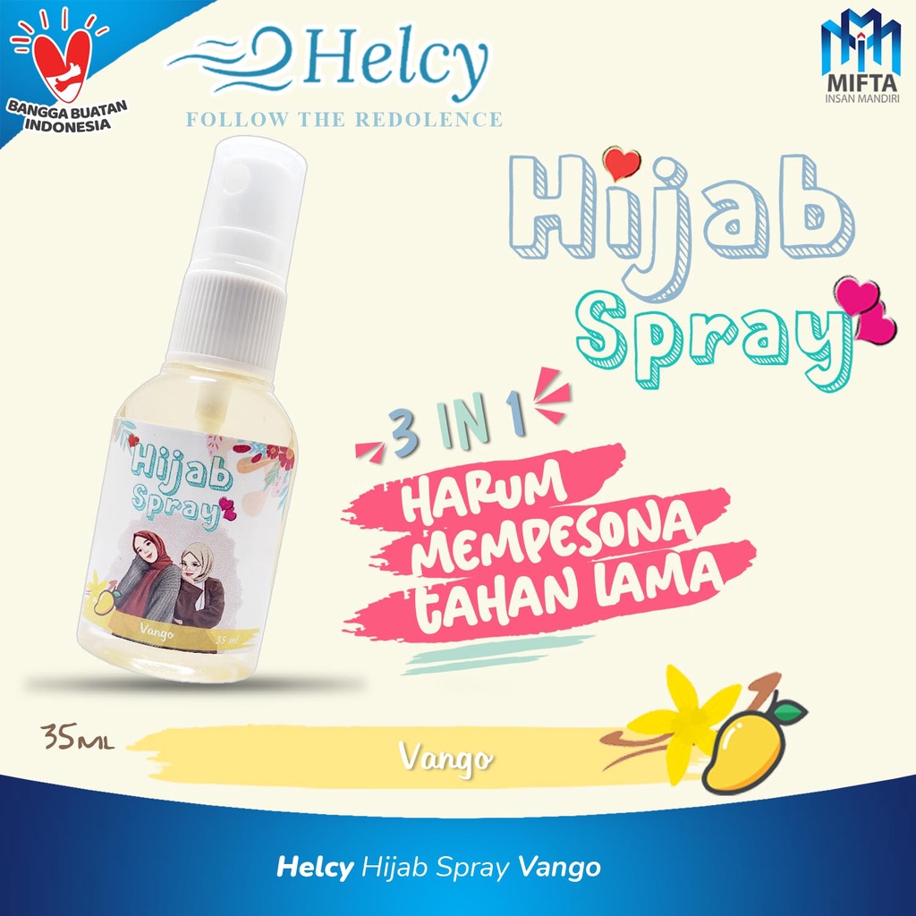 HELCY PARFUM HIJAB NON ALKOHOL / HIJAB SPRAY / PARFUM HIJAB WANITA