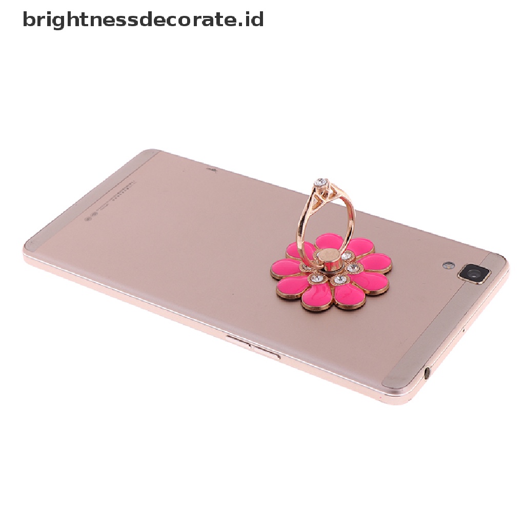 [Birth] Bunga Cincin Jari smartphone colorful metal stand holder phone holder Berdiri [ID]