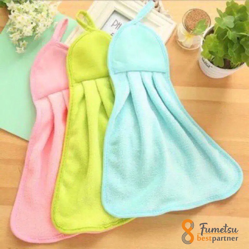 Kain Lap Tangan Polos / Hand Towel Hand Gantung Wastafel Warna Random