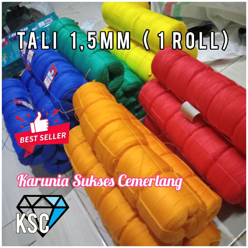 

TALI 1,5MM / TAMBANG 1,5MM / TALI TAMBANG KECIL / TALI PLASTIK KECIL / TALI LATO LATO / LATO LATO