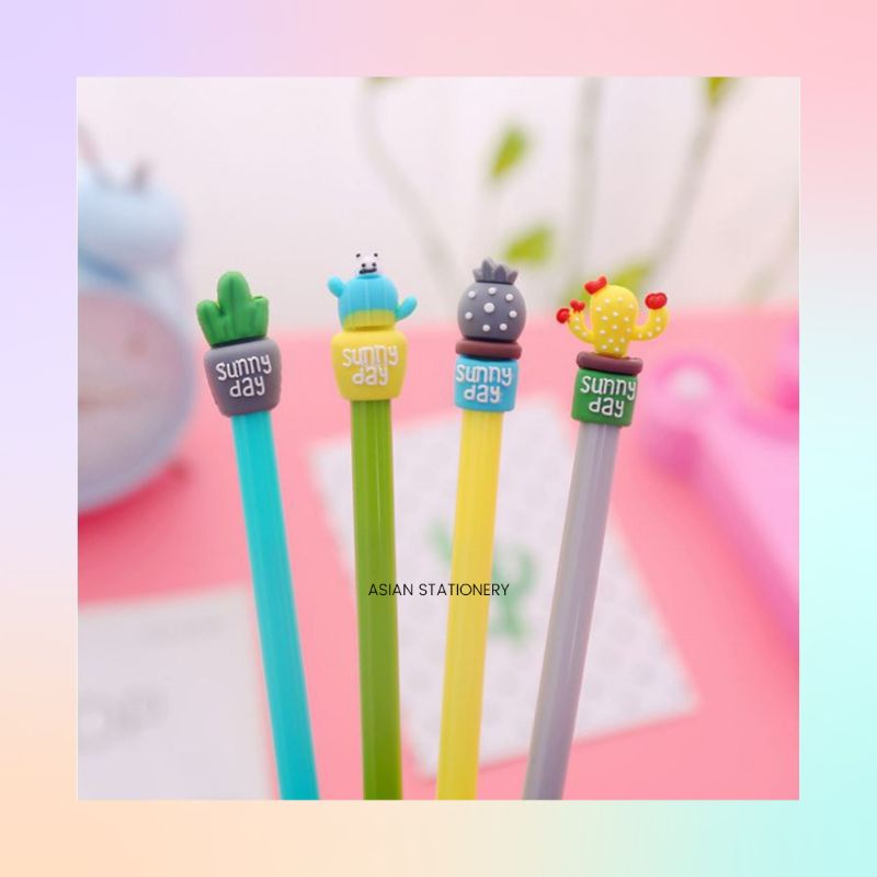 

Pena Gel Karakter / Pulpen Karakter Kaktus Lucu / Bulpen Sekolah / Pulpen Kantor / Bulpen Karakter Lucu / Asian Stationery
