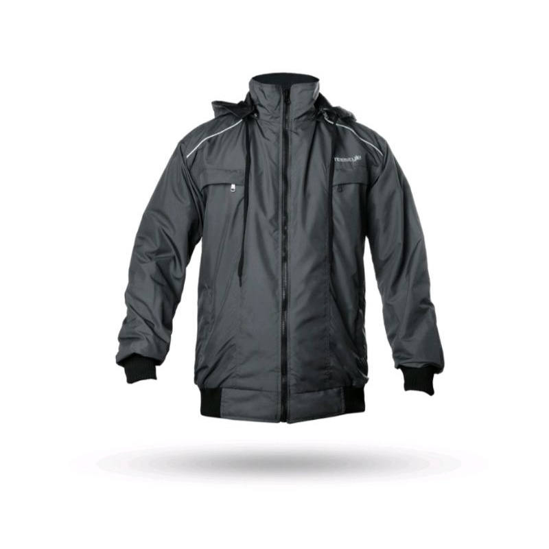 Freestyle Jaket Taslan Bolak Balik Pria Waterproof  Polyster JN