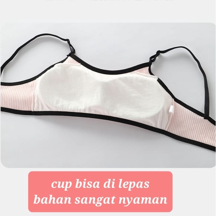 ZEN BRA PAKAIAN DALAM ANAK REMAJA SPORT BRA FASHION KOREA STYLISH MINISET BH NOT SOREX