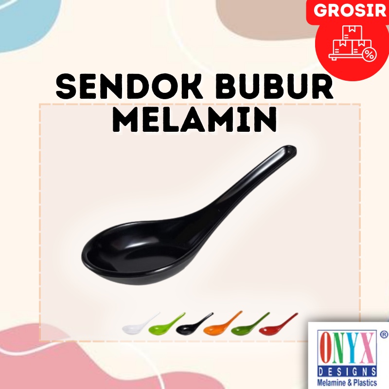 Sendok Bubur / Sendok Bebek Melamine Ukuran 13cm - Sendok Sup 5.4inch