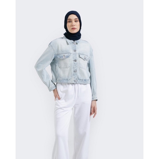 jaket jeans greenlight wanita 73388