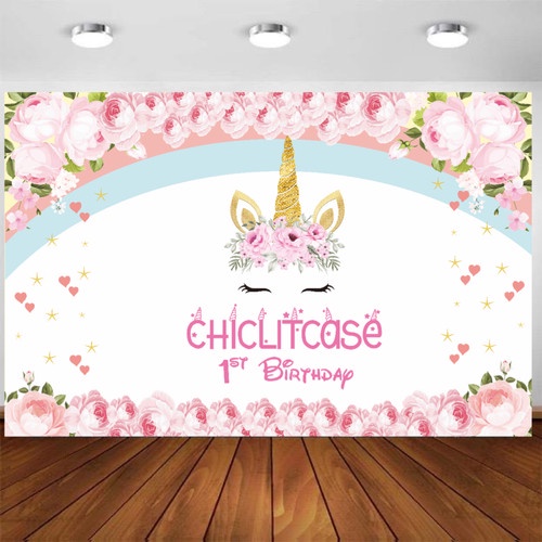 Backdrop Ulang Tahun Custom