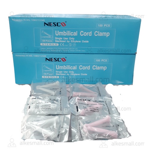 Umbilical Cord Clamp Nesco / Umbilical Cord / Penjepit Tali Pusat Bayi PerBox