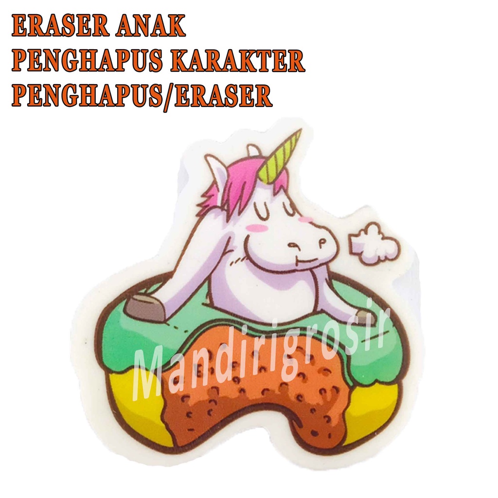 Penghapus Pensil * Penghapus * Penghapus Karakter * Eraser Anak