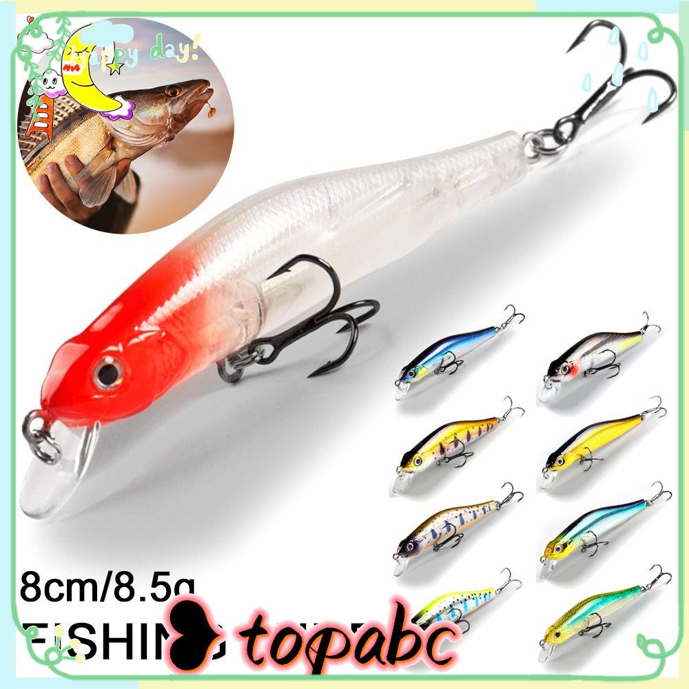 Top 8cm/8.5g Umpan Pancing Long Throw Swimbait Floating Type Umpan Palsu