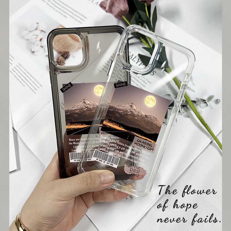 IPHONE Casing Ponsel Lembut Lucu Kompatibel Untuk Iphone14 11 13 12 Pro XS Max X XR 7 8 6S Plus Silcone Casing Shockproof Transparan TPU Cover