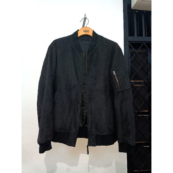 Bomber Jacket Suede Uniqlo