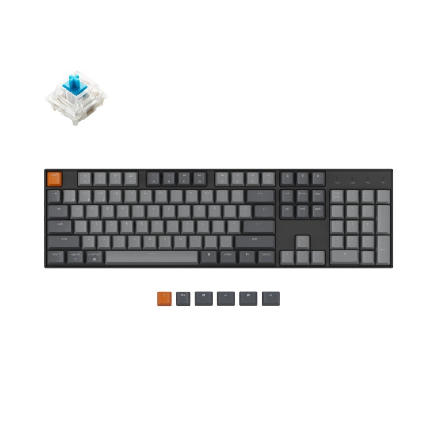 Keychron K10 Plastic Frame Hotswap Wireless Mechanical Gaming Keyboard