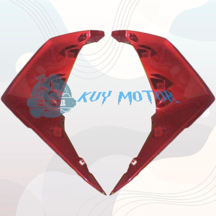 Body Sayap Sirip Samping Depan Yamaha Mio M3 Tahun 2014 - 2022 - Merah Maroon, Packing Kardus