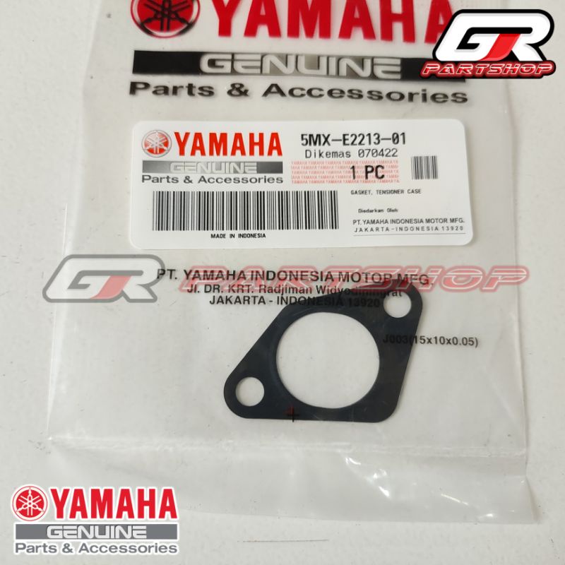 PACKING TONJOKAN TENSIONER MIO SPORTY SMILE SOUL FINO NOUVO Z LELE SOUL GT MIO J GT VEGA R NEW ZR RR JUPITER Z MX BYSON XEON VIXION R15 ORI YGP ORIGINAL YAMAHA PAKING PERPAK GASKET TONJOKAN KETENG