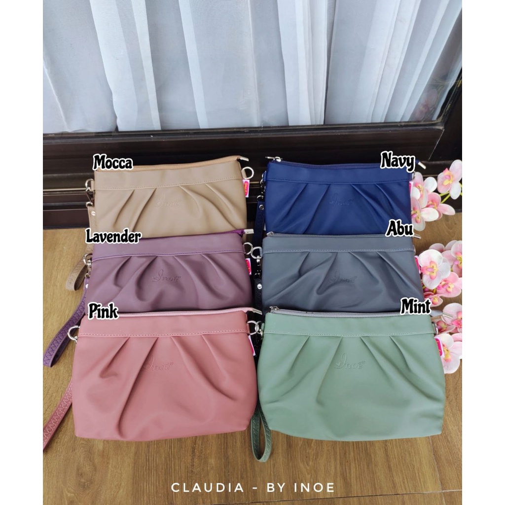 READY 
CLAUDIA by Inoe tas selempang chocoly wanita slingbag sling bag cewe anti air waterproof tas 