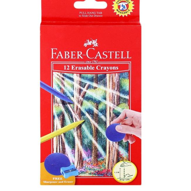 

~ Erasable Crayons 12 Warna Faber Castell (Crayon Hapus) Hot