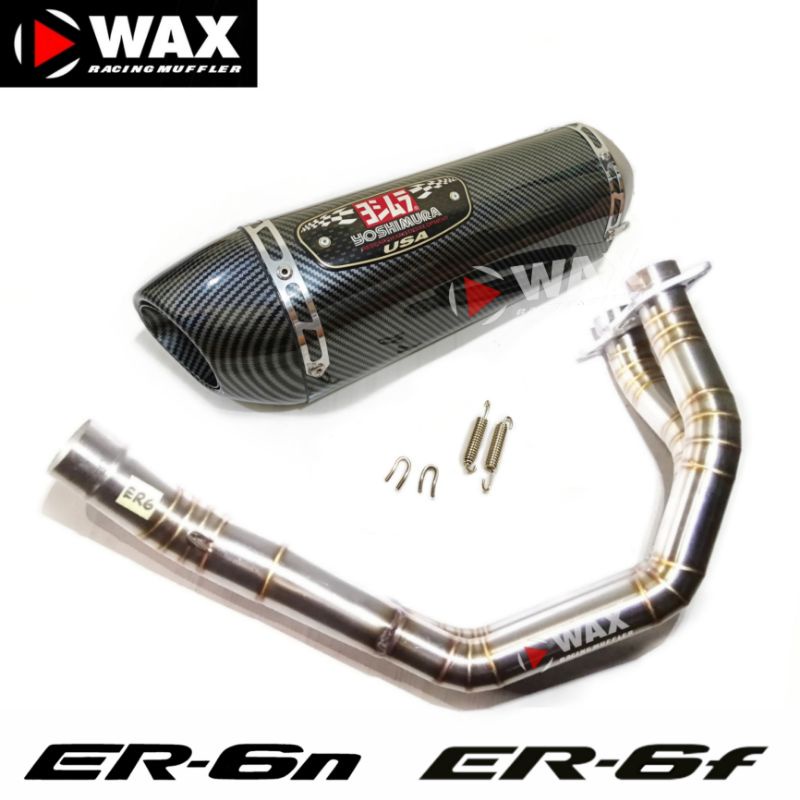 KNALPOT YOSHIMURA USA IMPORT FOR KAWASAKI ER6 ER6N ER6F FULL SYSTEM