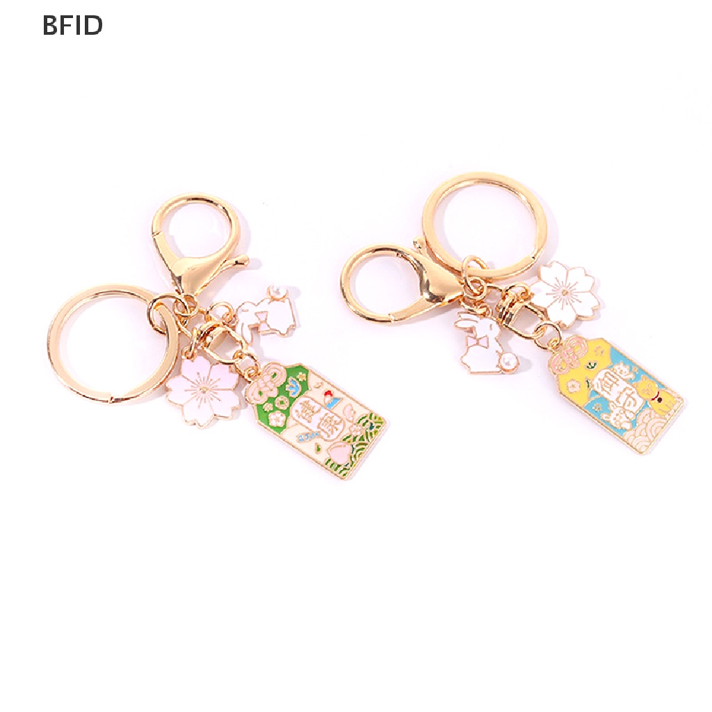 [BFID] Dekorasi Kawaii Llaveros Originales Amulet Lucky Cat Japan Gantungan Kunci Mobil Keyrin [ID]